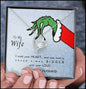 To My Wife- I Stole Your Heart - Necklace and Card