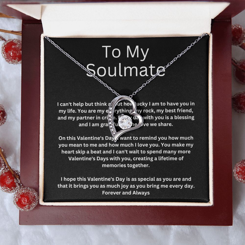 To My Soulmate - Heart Necklace