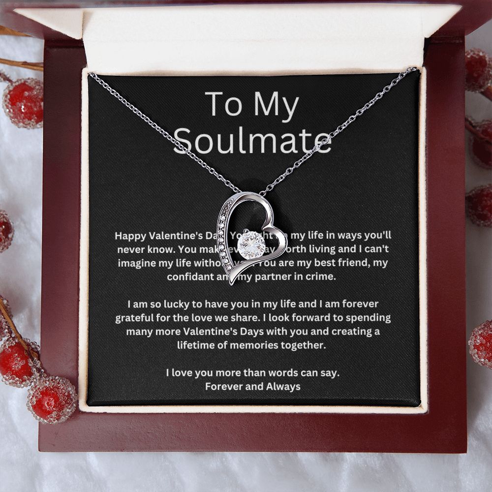 To My Soulmate - Heart Necklace