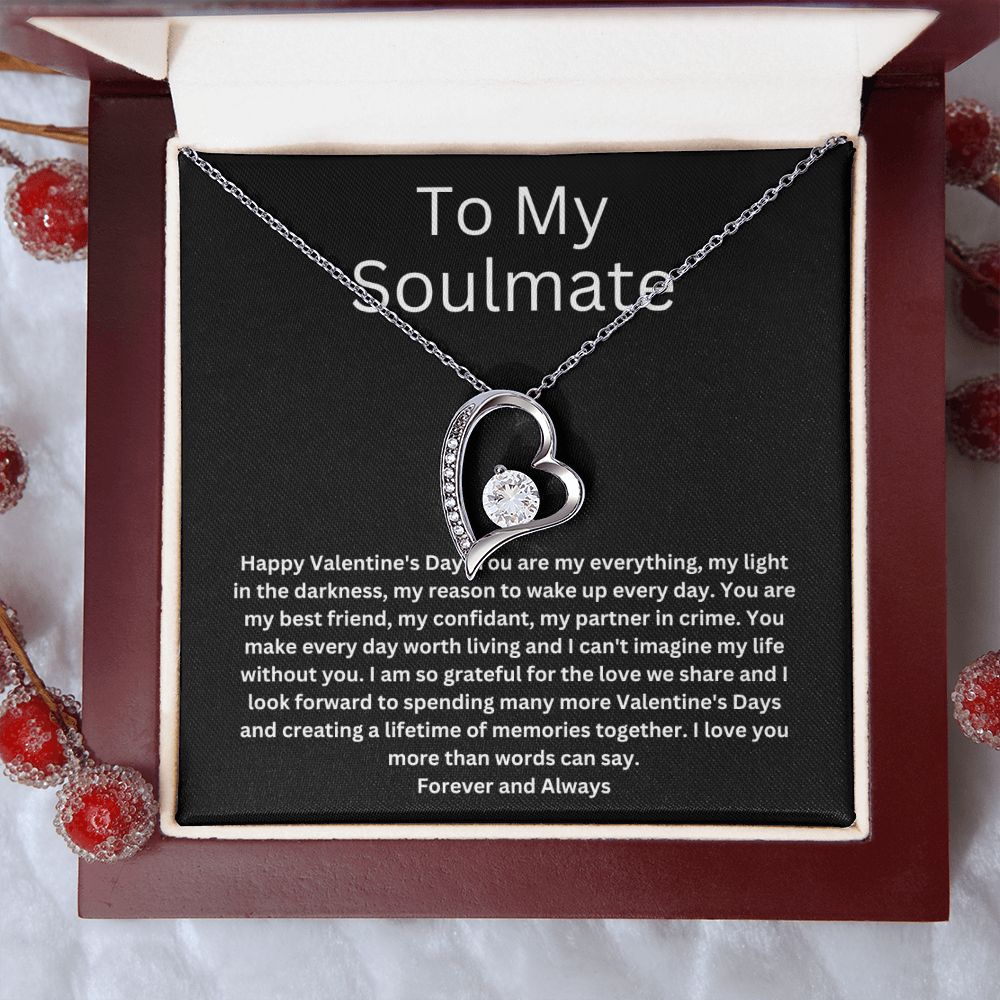 To My Soulmate - Heart Necklace
