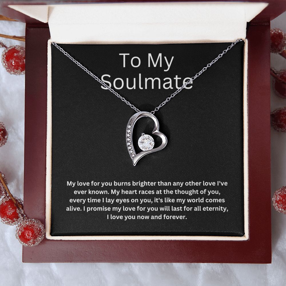 To My Soulmate - Heart Necklace
