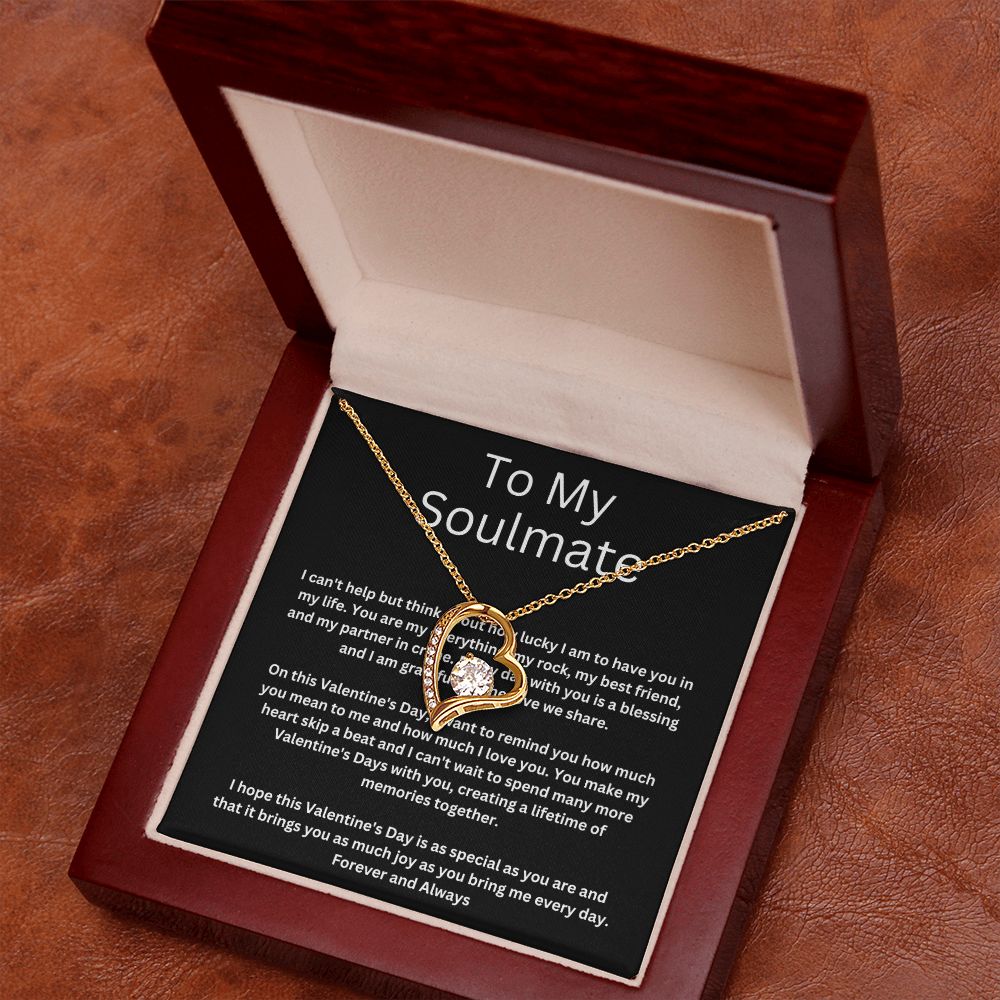 To My Soulmate - Heart Necklace