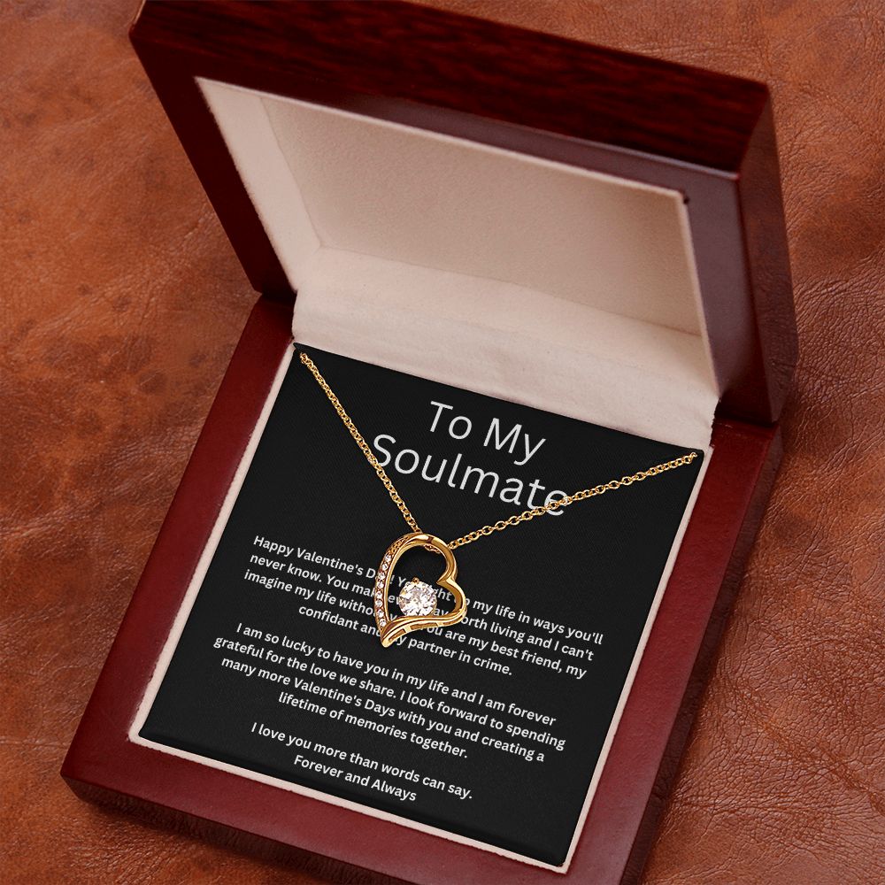 To My Soulmate - Heart Necklace