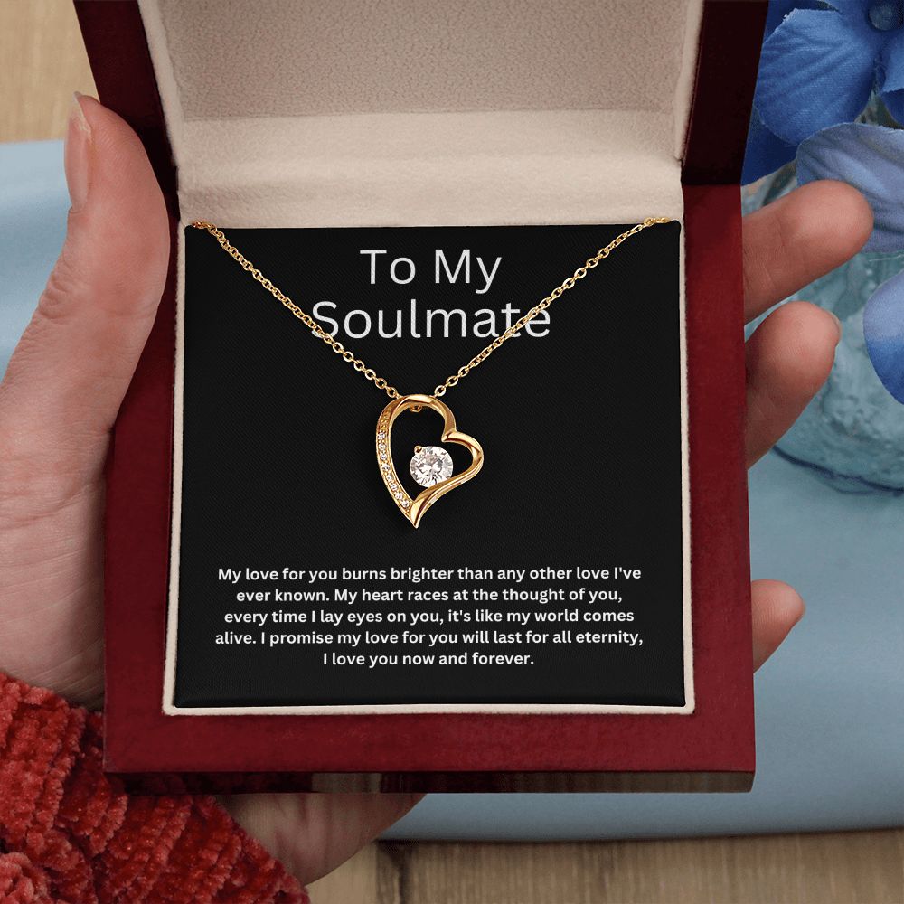 To My Soulmate - Heart Necklace