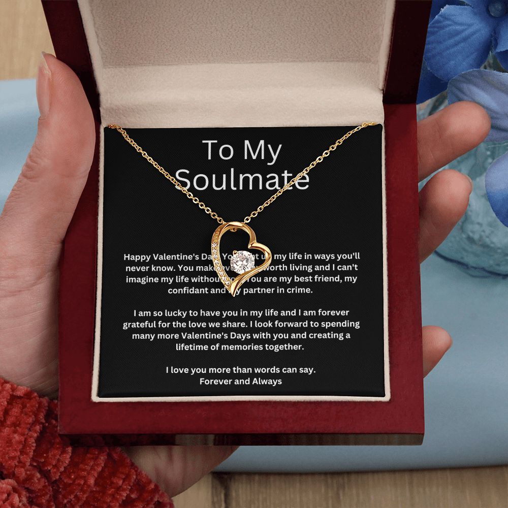 To My Soulmate - Heart Necklace