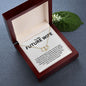 Everlasting Love Solid Gold Necklace with real diamonds