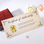 Everlasting Love Solid Gold Necklace with real diamonds