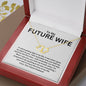 Everlasting Love Solid Gold Necklace with real diamonds