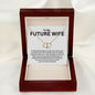 Everlasting Love Solid Gold Necklace with real diamonds