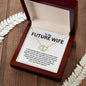 Everlasting Love Solid Gold Necklace with real diamonds