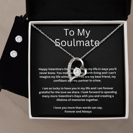 To My Soulmate - Heart Necklace