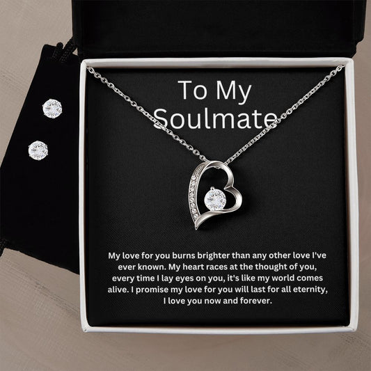 To My Soulmate - Heart Necklace