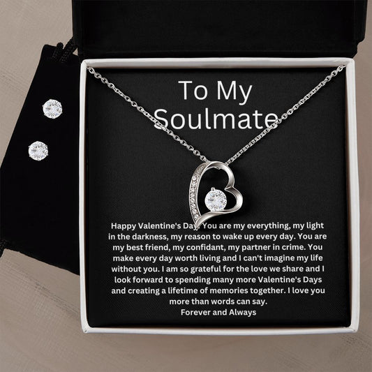 To My Soulmate - Heart Necklace