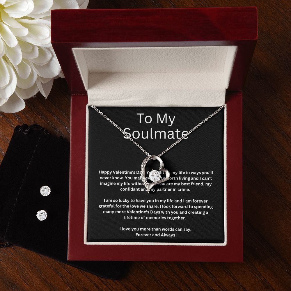 To My Soulmate - Heart Necklace
