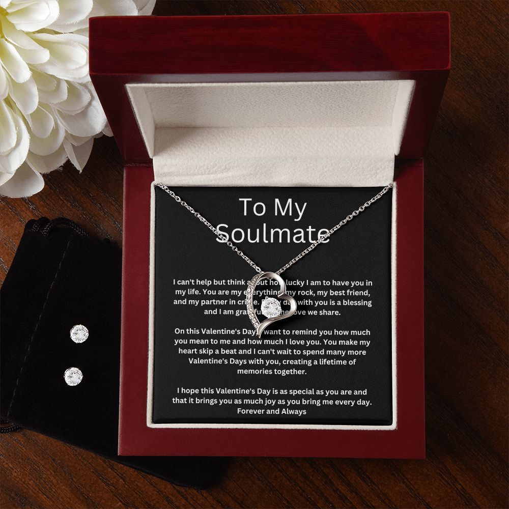 To My Soulmate - Heart Necklace