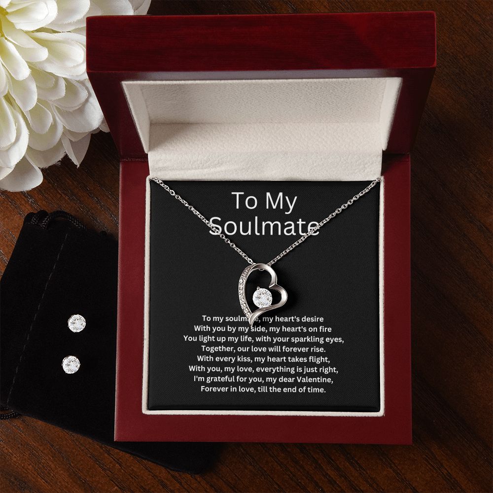 To My Soulmate - Heart Necklace