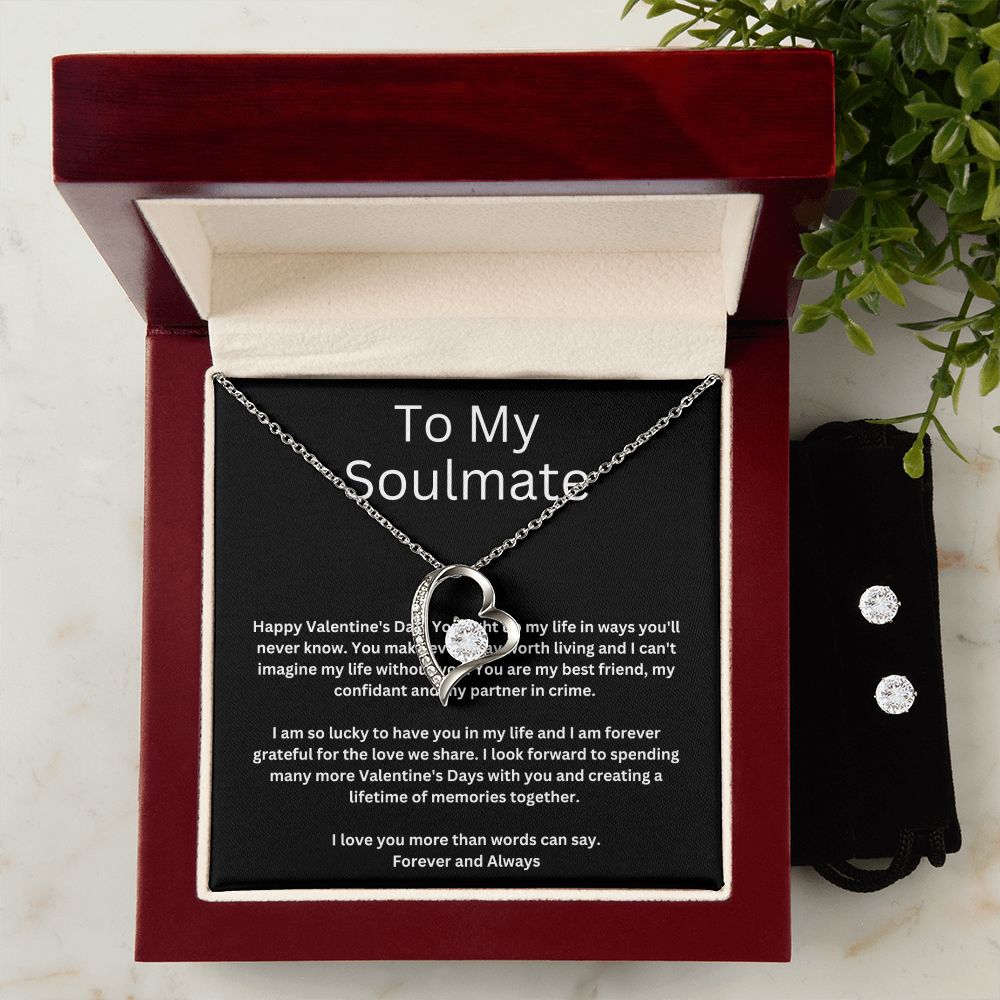 To My Soulmate - Heart Necklace
