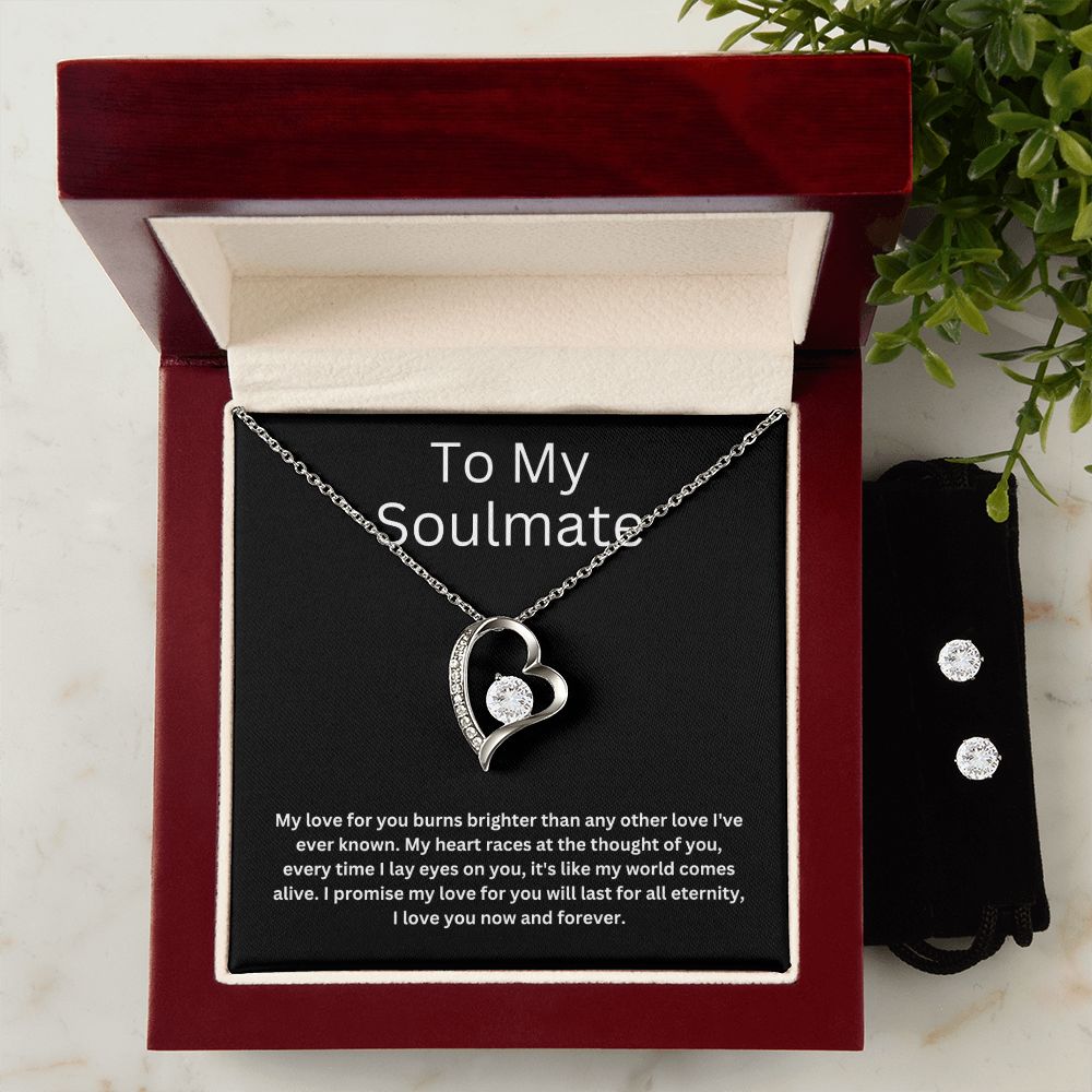 To My Soulmate - Heart Necklace