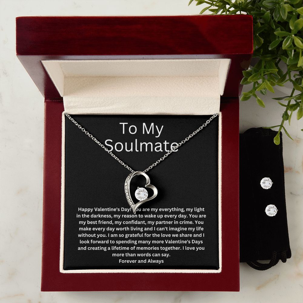 To My Soulmate - Heart Necklace