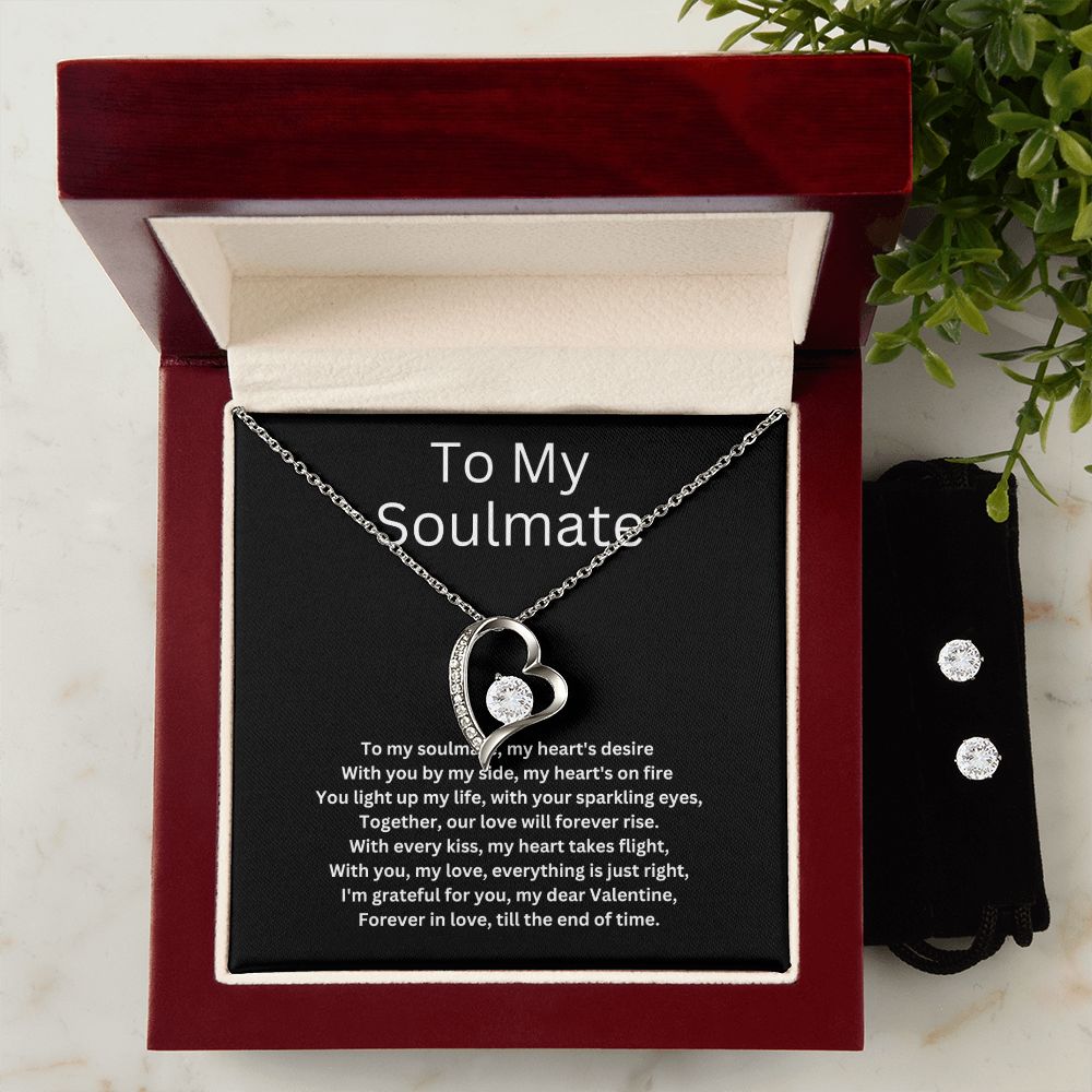 To My Soulmate - Heart Necklace