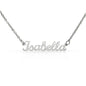 Delicate Name Necklace - Gold or Silver Name Necklace, with optional luxury box with LED light