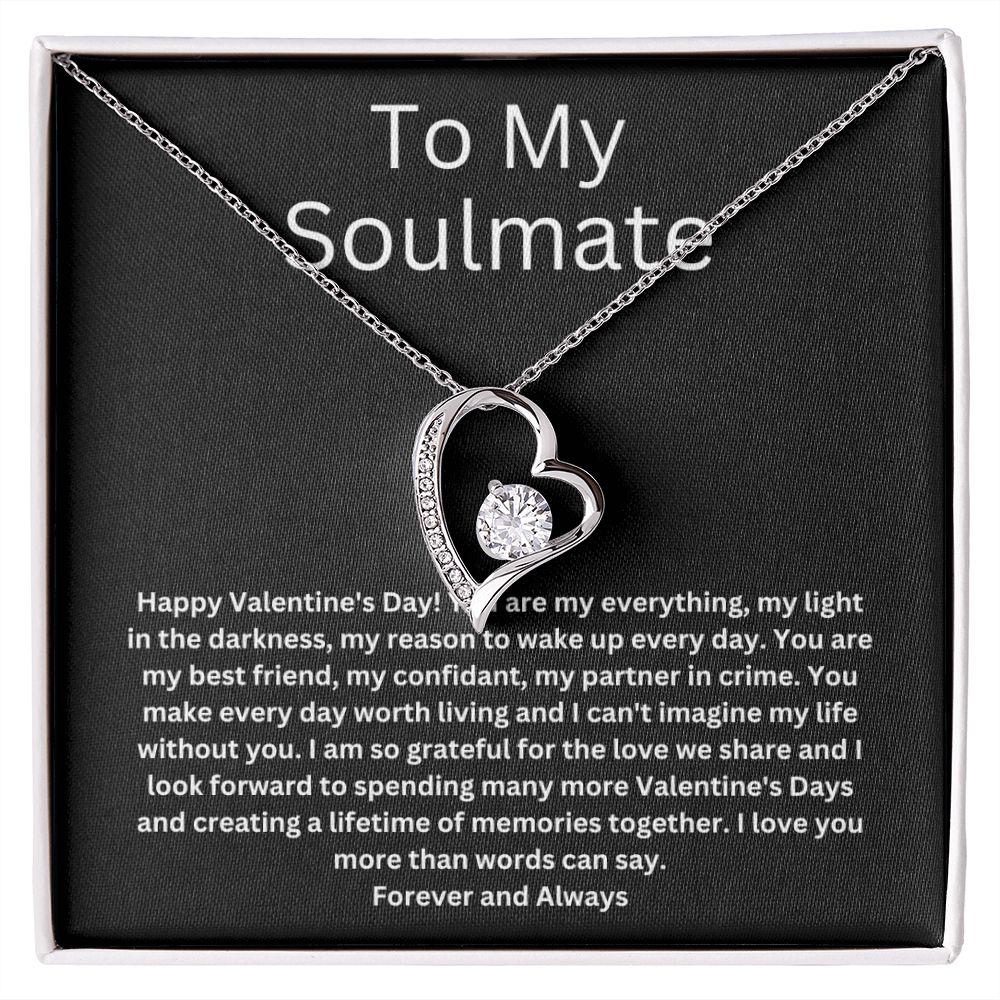 To My Soulmate - Heart Necklace