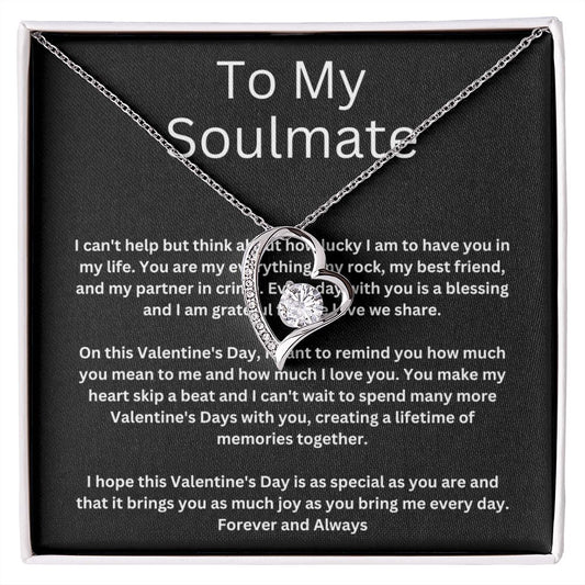 To My Soulmate - Heart Necklace