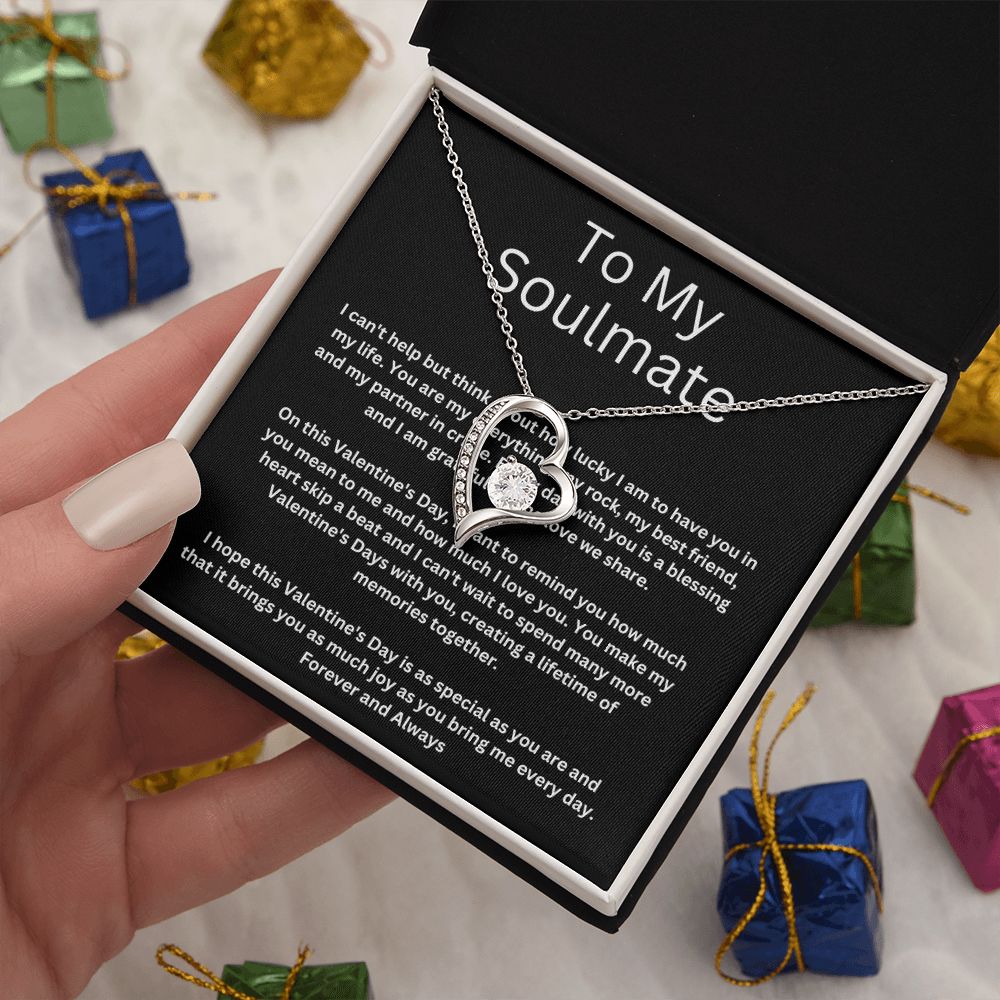 To My Soulmate - Heart Necklace
