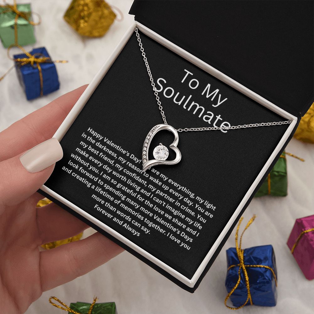 To My Soulmate - Heart Necklace