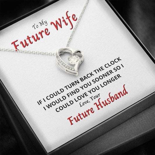 To My Future Wife - Find You Sooner - Necklace and Card