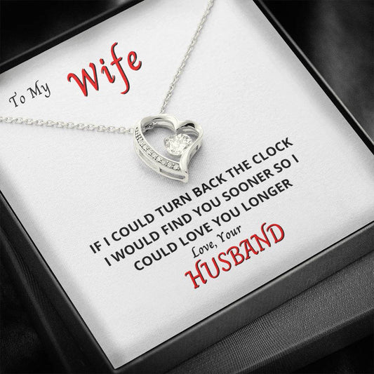 To My Wife - Find You Sooner - Necklace and Card