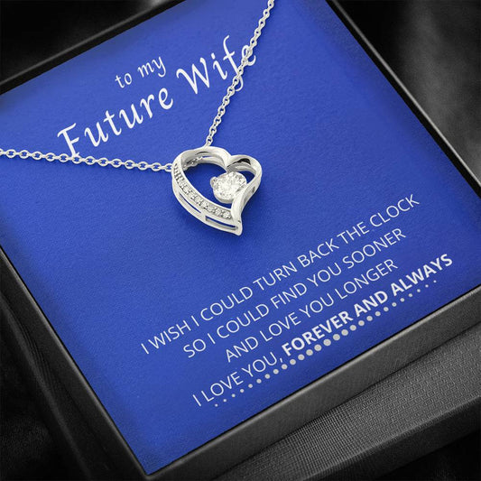 To My Future Wife - Find You Sooner - Necklace and Card
