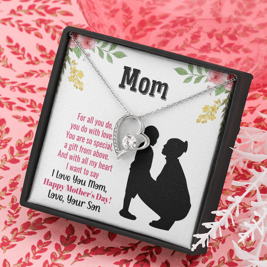 Mother's Day Heart Necklace