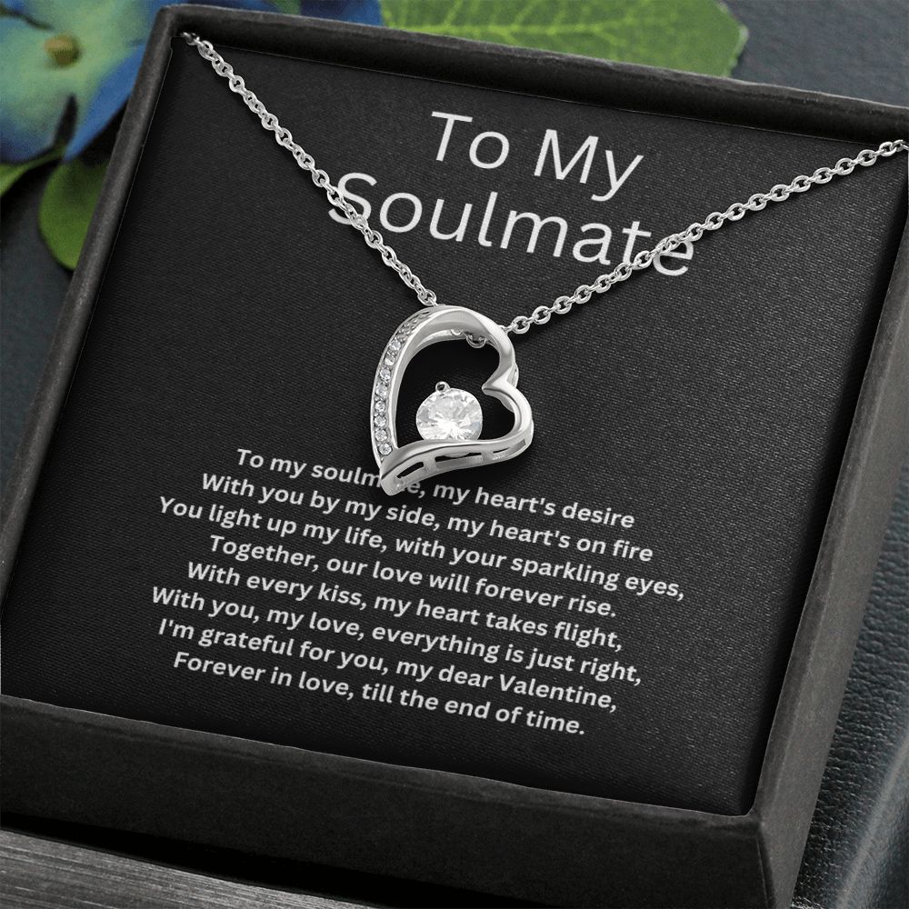 To My Soulmate - Heart Necklace