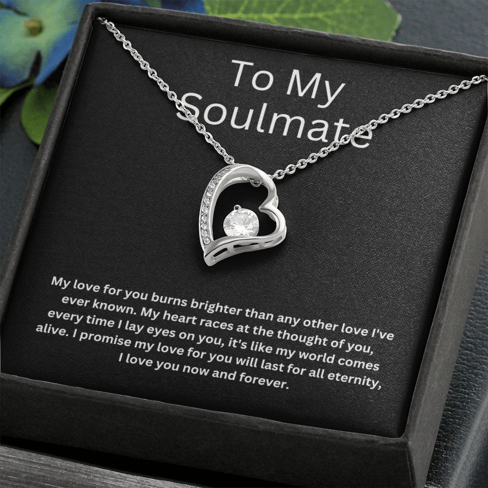 To My Soulmate - Heart Necklace