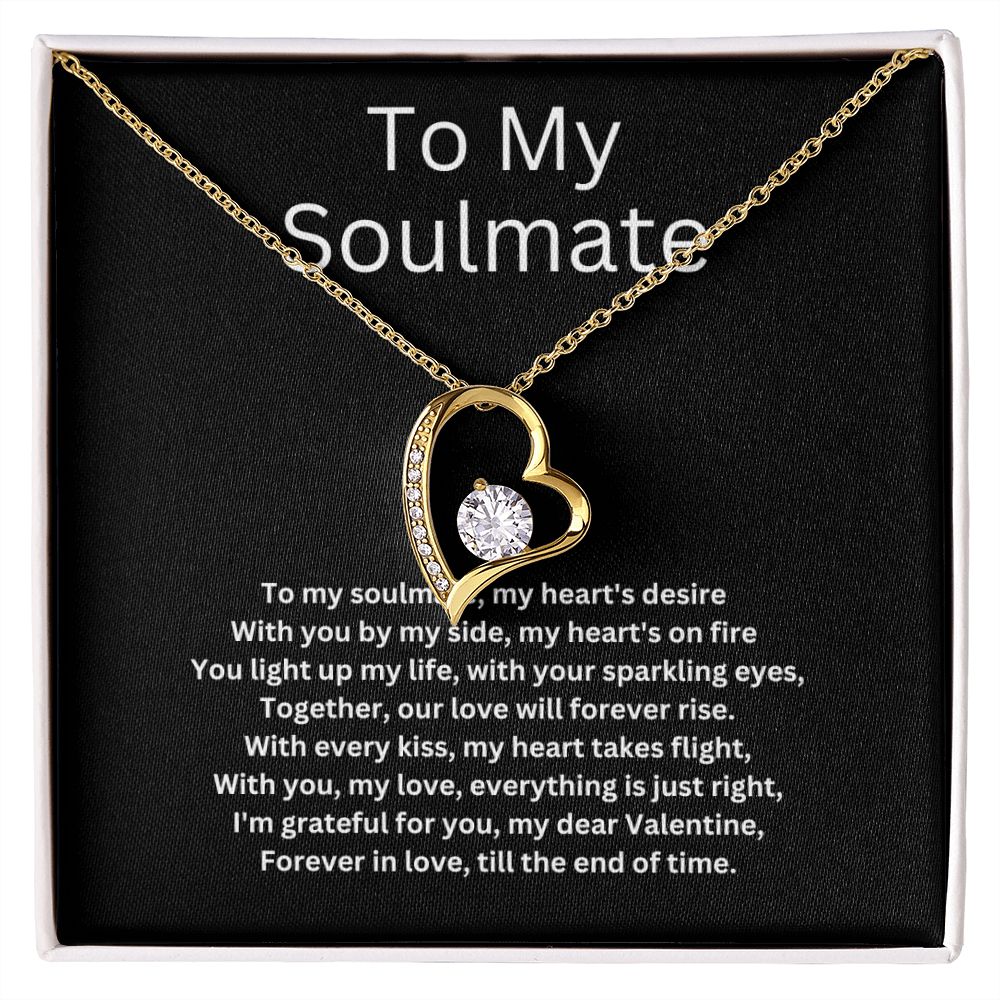 To My Soulmate - Heart Necklace