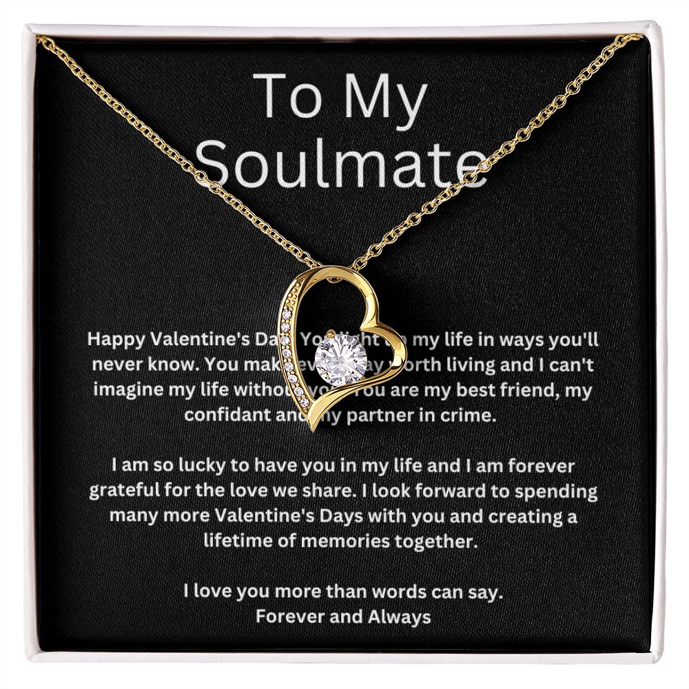 To My Soulmate - Heart Necklace