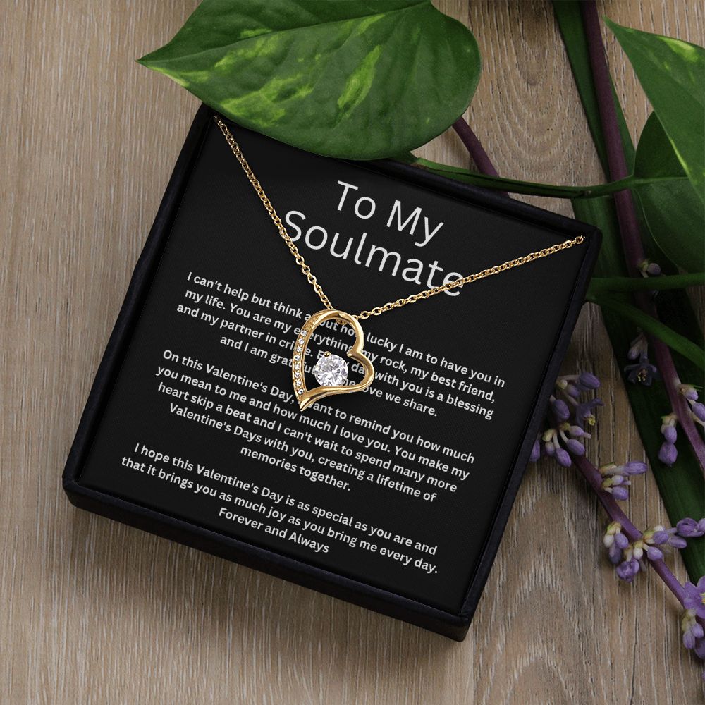 To My Soulmate - Heart Necklace