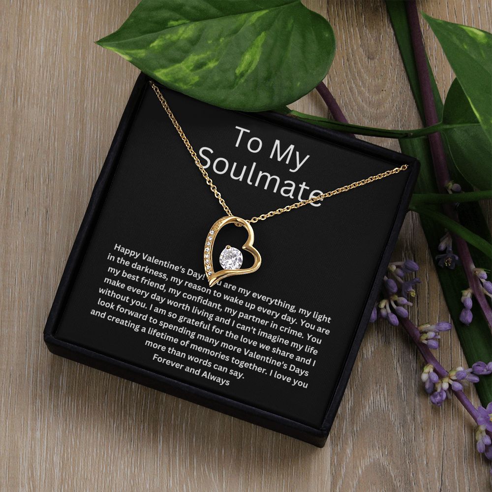 To My Soulmate - Heart Necklace