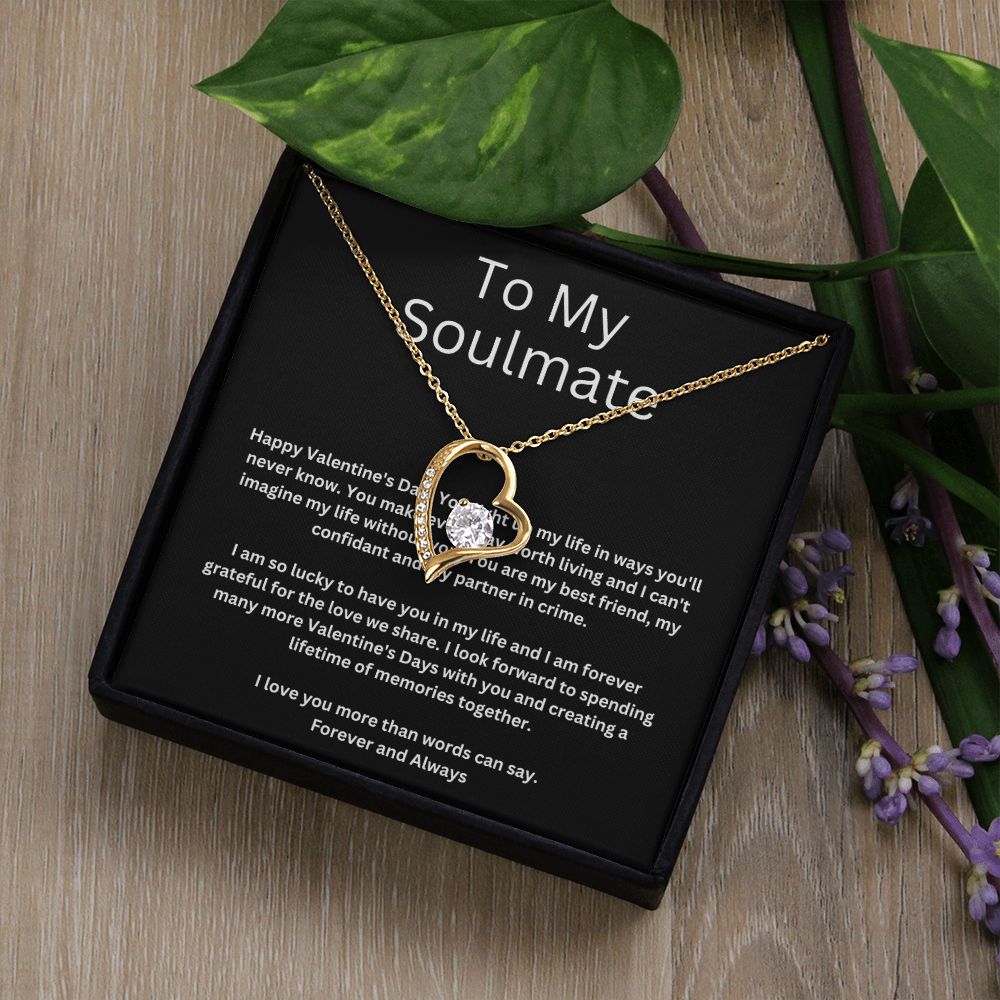 To My Soulmate - Heart Necklace