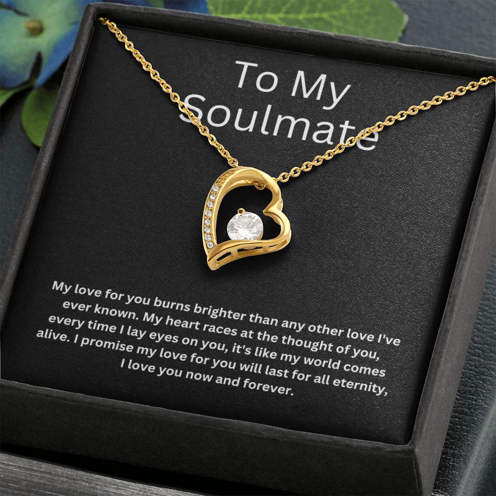 To My Soulmate - Heart Necklace