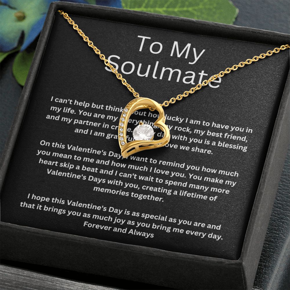 To My Soulmate - Heart Necklace