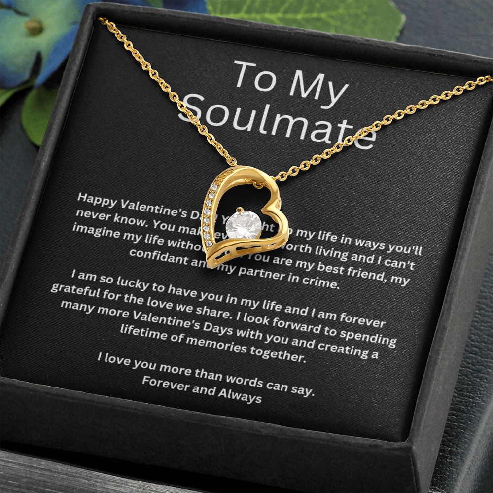 To My Soulmate - Heart Necklace