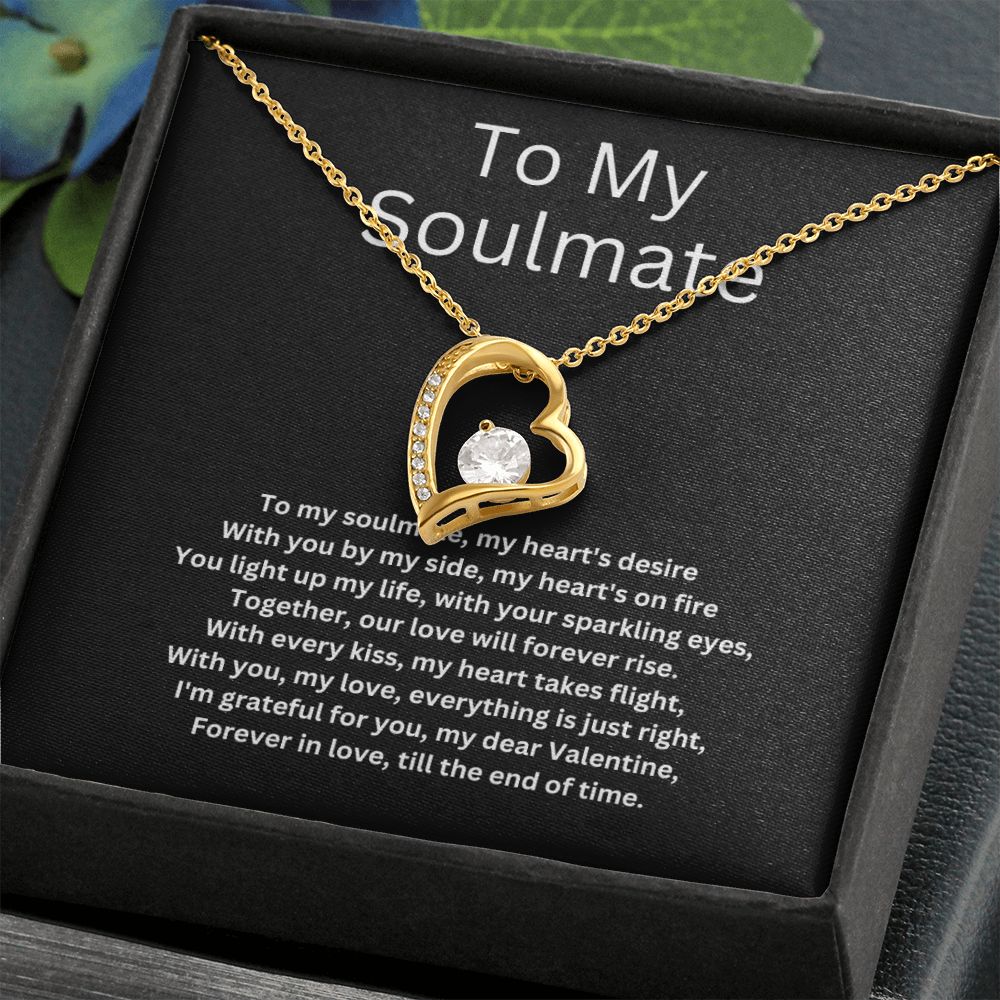 To My Soulmate - Heart Necklace