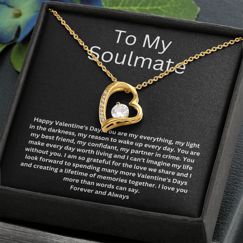 To My Soulmate - Heart Necklace