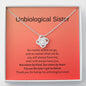 Unbiological Sister - Sisters by Heart - Necklace and Card