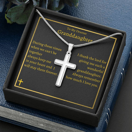 To My Dearest Granddaughter - Necklace and Card