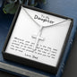 To My Daughter - I Pray You Will Always Be Safe - Cross Necklace and Card