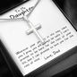 To My Daughter - I Pray You Will Always Be Safe - Cross Necklace and Card