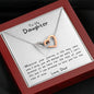 To My Daughter - I Pray You Will Always Be Safe - Necklace and Card